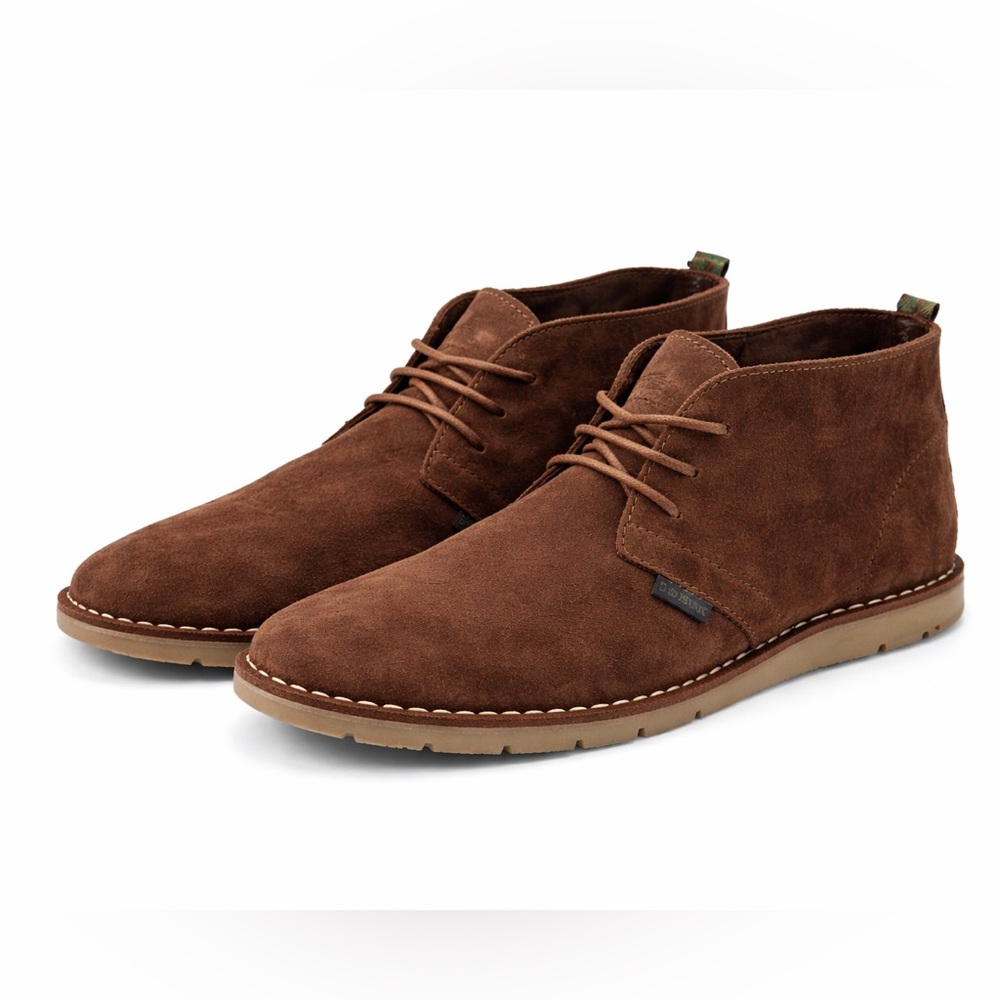 Barbour Brown Suede Chukka Boots Mens Size 11 Lace Up Desert Boots Casual